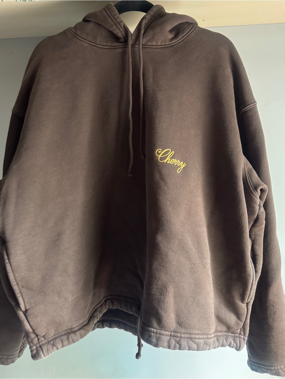 Cherry LA American Classic Poncho Hoodie (Espresso)
